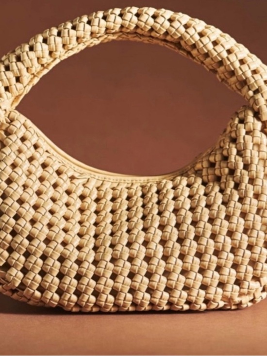 Anthropologie Handbags - Anthropologie faux leather knotted bag